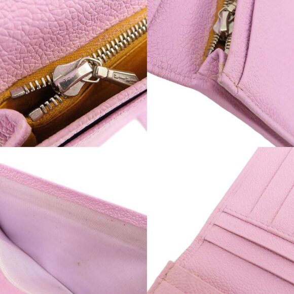Bulgari Pink Leather Wallet (Pre-Owned) - Picture 8 of 11